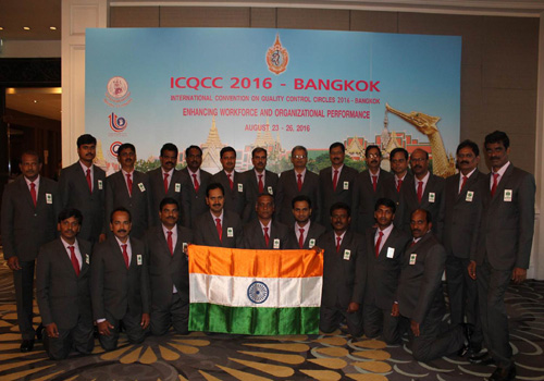 Gold Medals to 3 QC teams and 2 Kaizen teams in ICQCC-2016 held at Bangkok